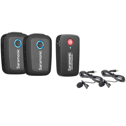 MICROPHONE WIRELESS ON CAMERA -SARAMONIC BLINK 500 B2 – iStills